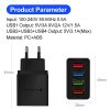 3.1A 4usb Mobile Phone Charger Travel Charger Charging Plug European Regulation Charging Head Charging Plug - Image 5