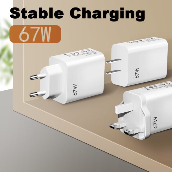 67W ultra fast charging charger with fast flash charging head - Image 6