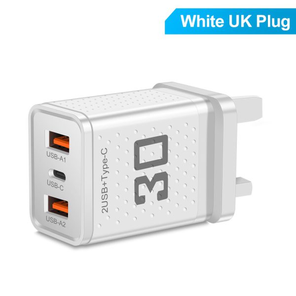 Mobile phone charger 2.4A PD+2 USB charging head Travel charging head - Image 5