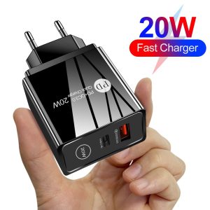 20W fast charging PD QC3.0 mobile phone charger charging head