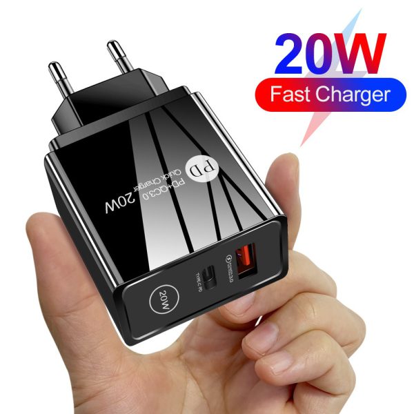 20W fast charging PD QC3.0 mobile phone charger charging head